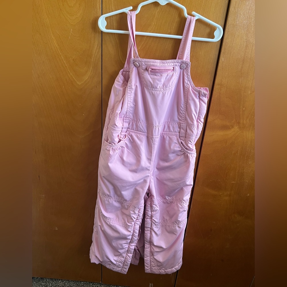 Pink Kids One Piece Snowsuit 4T